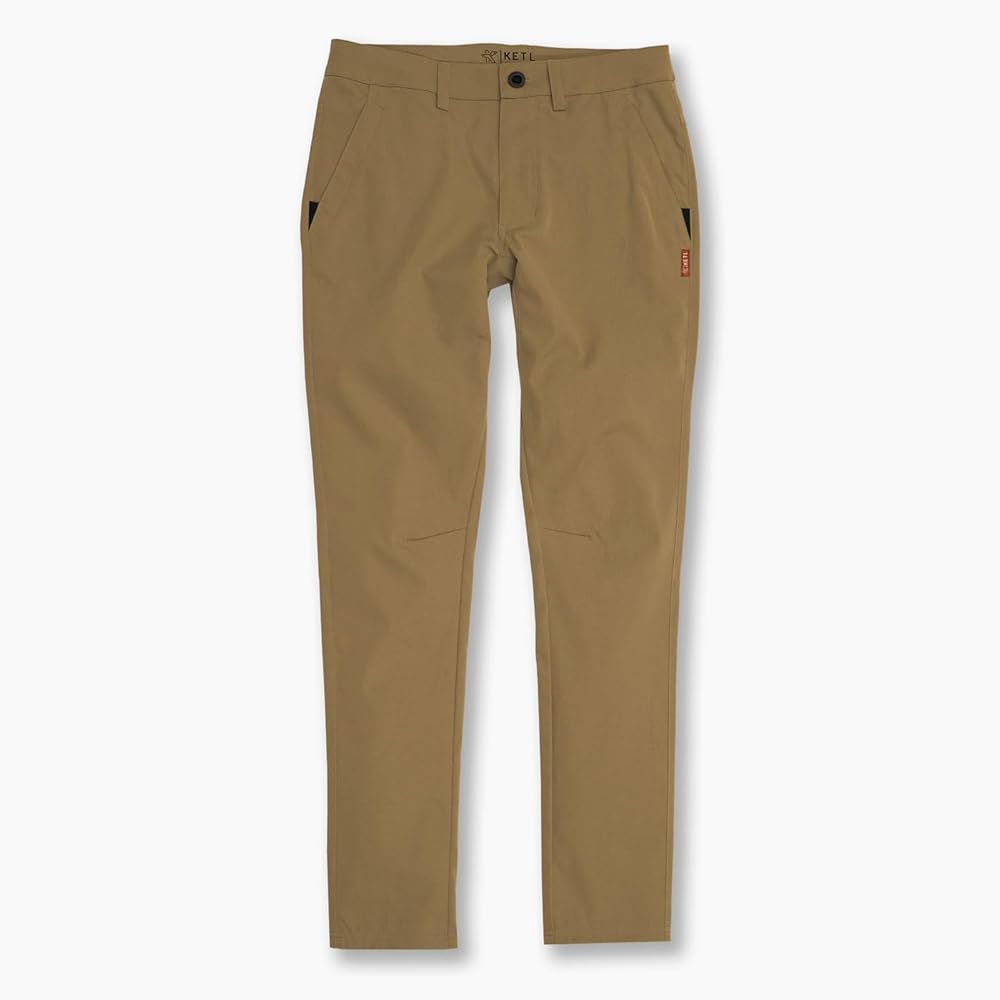 Tomfoolery Travel Pants: Stretchy, Packable, Casual Chino Style W
